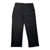 I'M Brian Pantalone Tinta Unita con Elastico In Vita per Bambino PA3234J NERO I'M BRIAN 