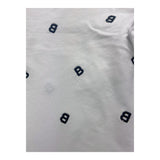 Yours Bermuda Solid Color With Prints And Elastic Waist White For Boys