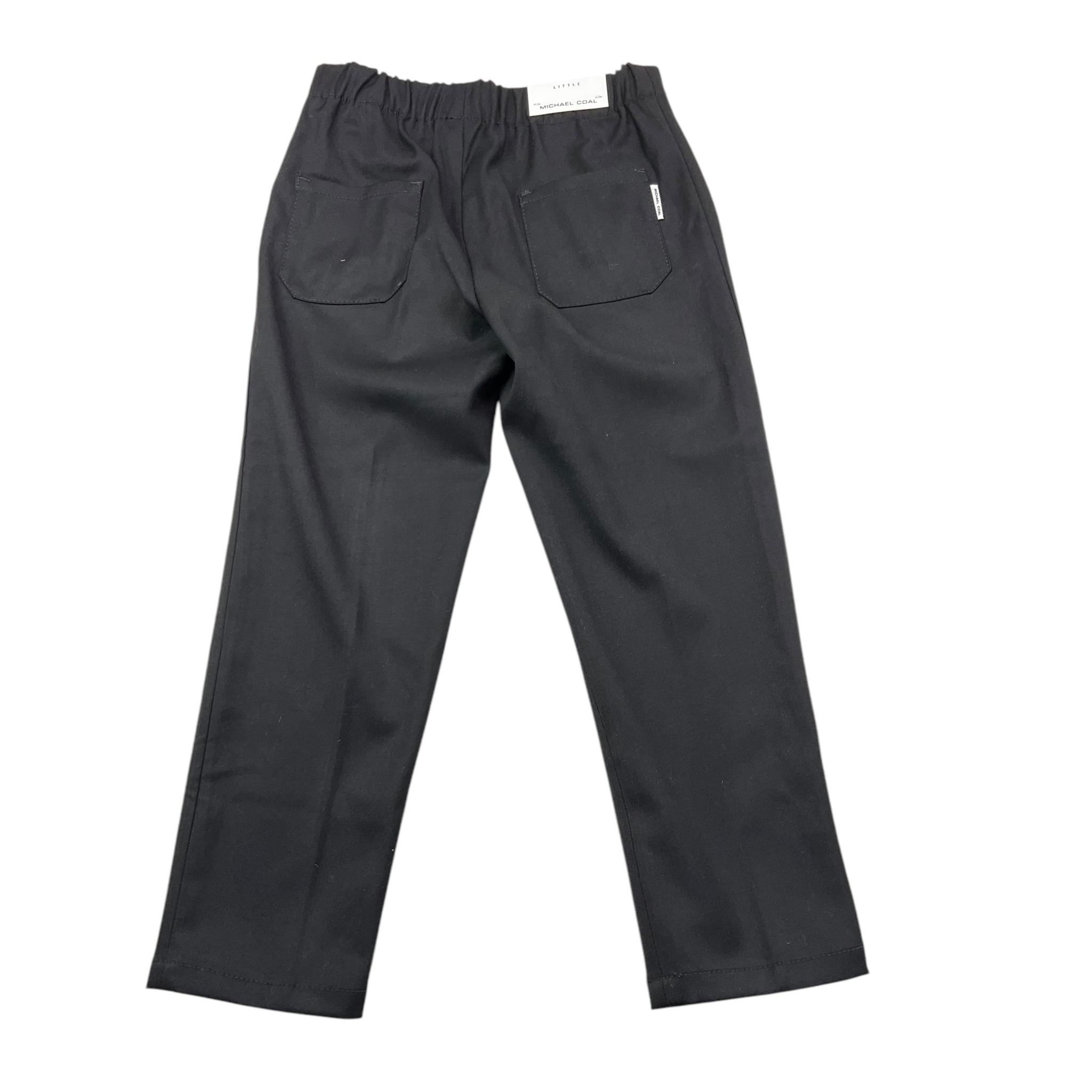 MICHAEL COAL pantalone tinta unita con elastico in vita Nero per Neonato TOMMY7 NERO MICHAEL COAL 