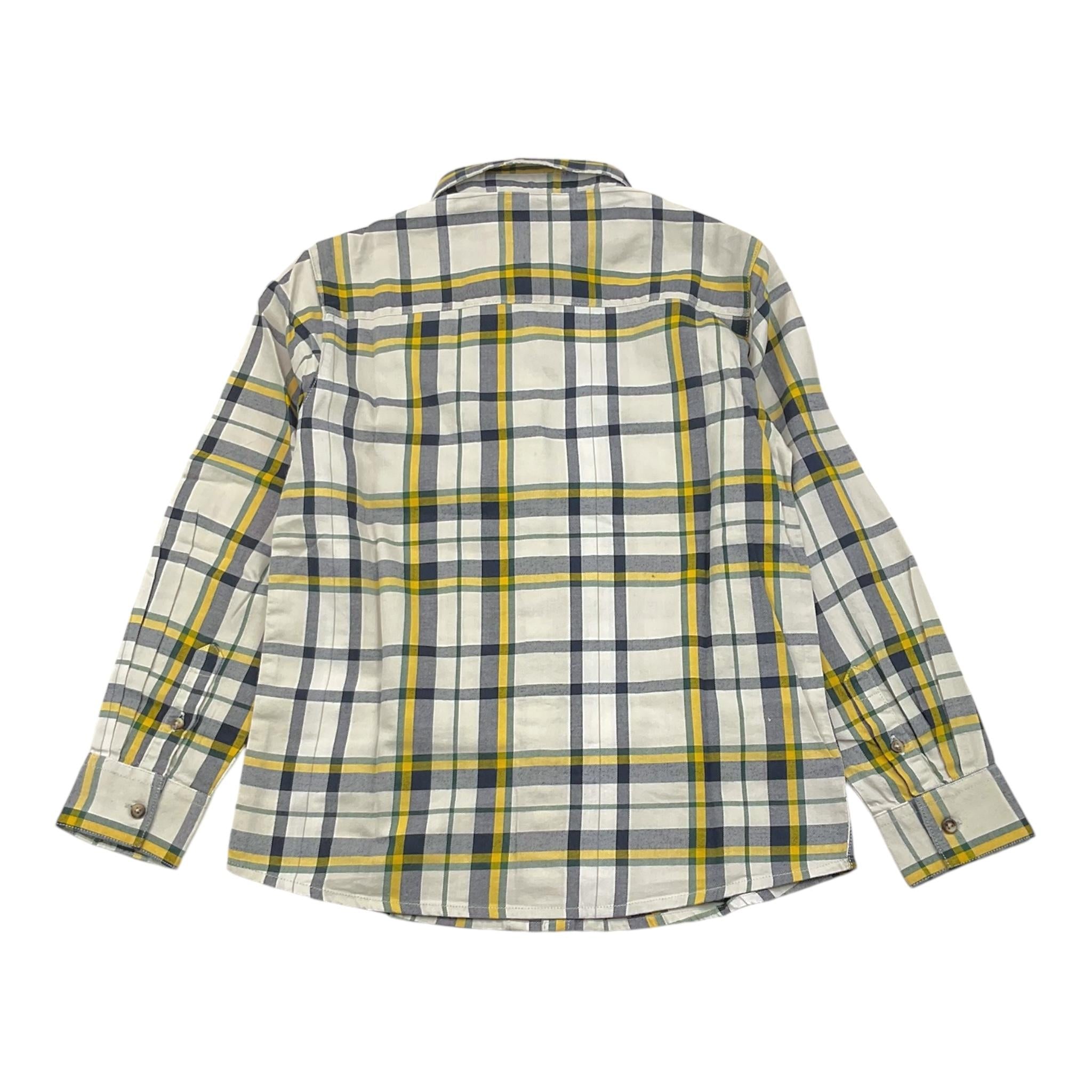 MAYORAL camicia tinta unita con fantasia a quadri Beige per Bambino 4115 BEIGE MAYORAL 