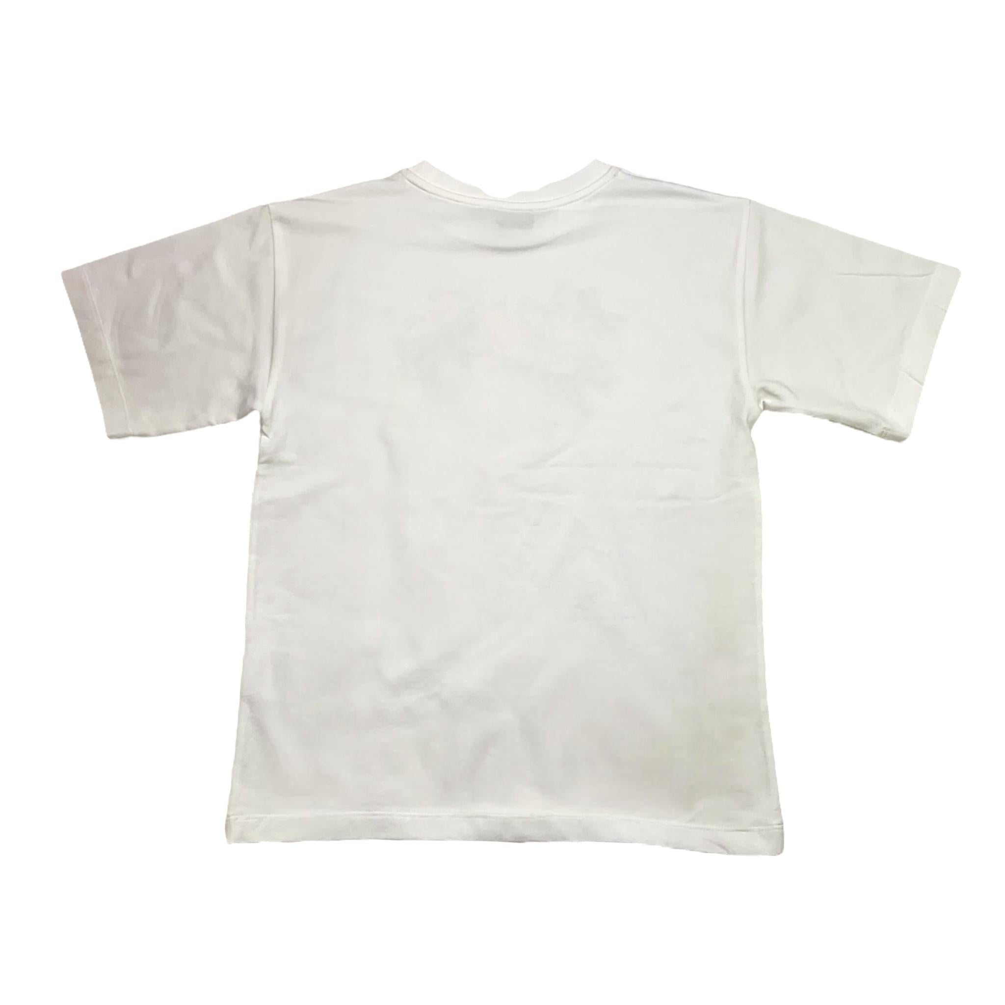 MOSCHINO t-shirt tinta unita girocollo con stampa Bianco per Bambina HLM060 BIANCO MOSCHINO 