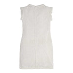 Guess Abito Tinta Unita con Ricami per Bambina J3GK14WFBD0 BIANCO GUESS 