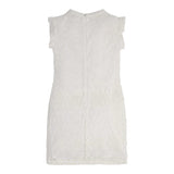 Guess Abito Tinta Unita con Ricami per Bambina J3GK14WFBD0 BIANCO GUESS 