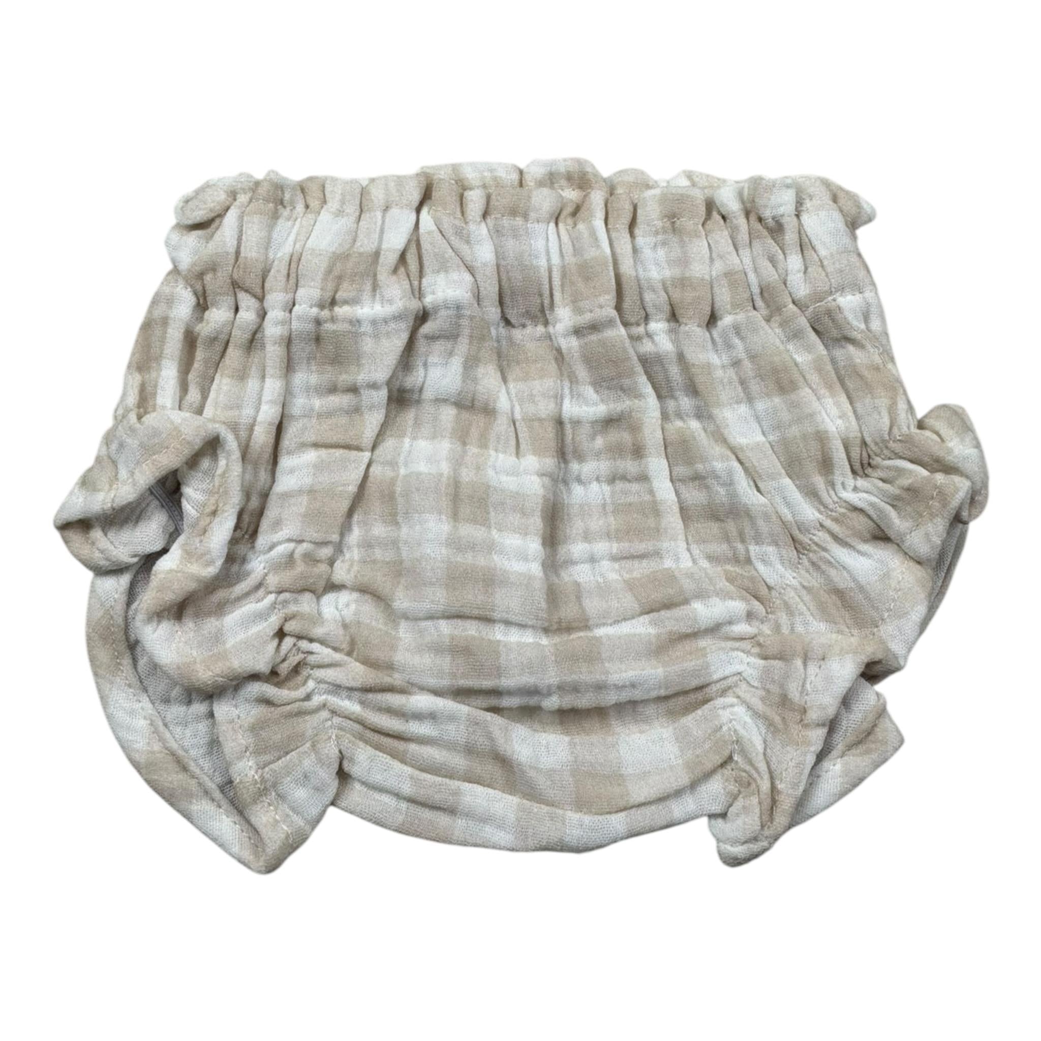 Petit Indi Completo 2 Pezzi Camicia-Culotte per Neonata SS25B09233 BIANCO PETIT INDI 