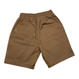 Nails Milano Bermuda Solid Color With Elastic Waist Brown For Boys