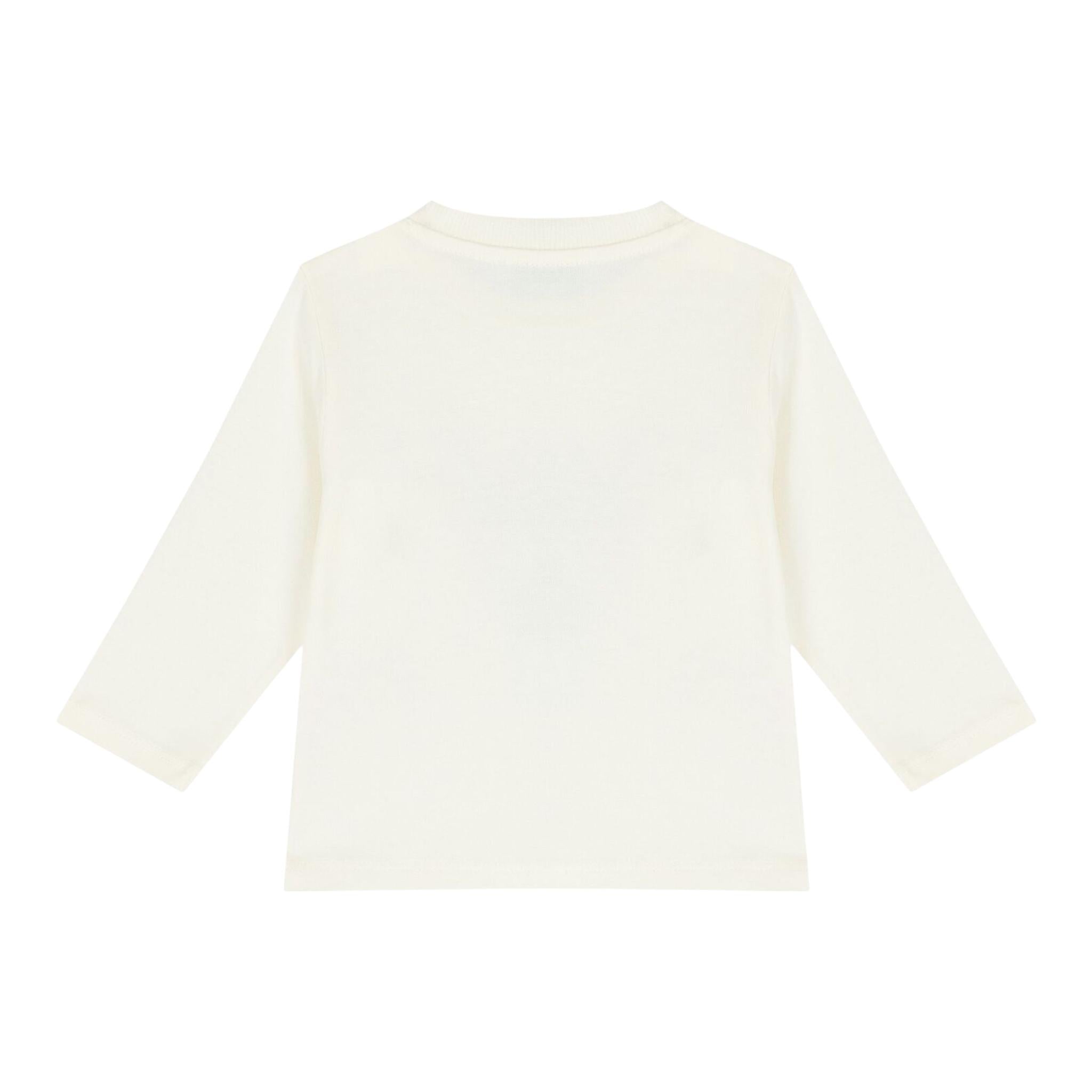 KENZO shirt girocollo tinta unita con stampa Bianco per Bambino K60522 BIANCO KENZO 