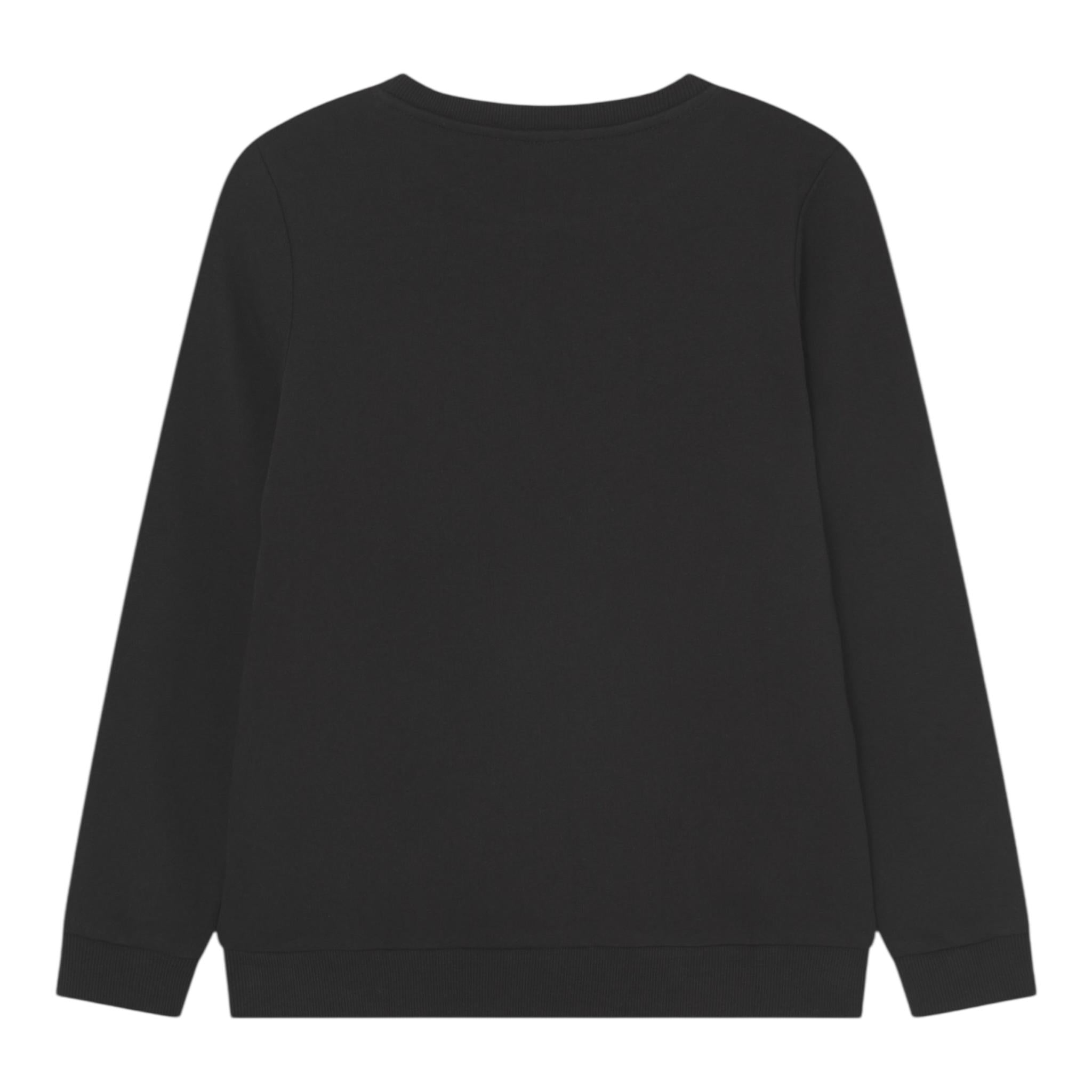 GUESS felpa tinta unita girocollo con stampa Nero per Neonato N73Q10KAUG0 NERO GUESS 