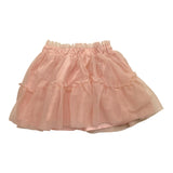 Name.It Solid Color Skirt With Elastic Waist And Pink Tulle For Baby Girl