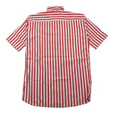 Numbers Shirt Half Sleeve Striped Pattern White/Red For Boys