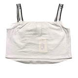 Twinset Plain Top With Bow And Logo Straps White For Girls