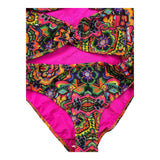 4Giveness Solid Color Printed Black Fringe Intern Costume For Girls