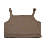 Dusty Color Top Tinta Unita per Bambina DJWS5004TP MARRONE DUSTY COLOR 