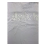 Datch T-Shirt Crew Neck Solid Color With Print White For Boys