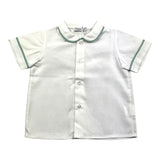 Colibri Solid Color Half Sleeve Shirt With White Collar For Baby