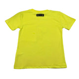 4Giveness T-Shirt Tinta Unita Girocollo per Bambina FGC4077 GIALLO 4GIVENESS 