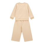 GUESS completo 2 pezzi felpa-pantalone tinta unita Beige per Bambina K4YG03KA6R4 BEIGE GUESS 