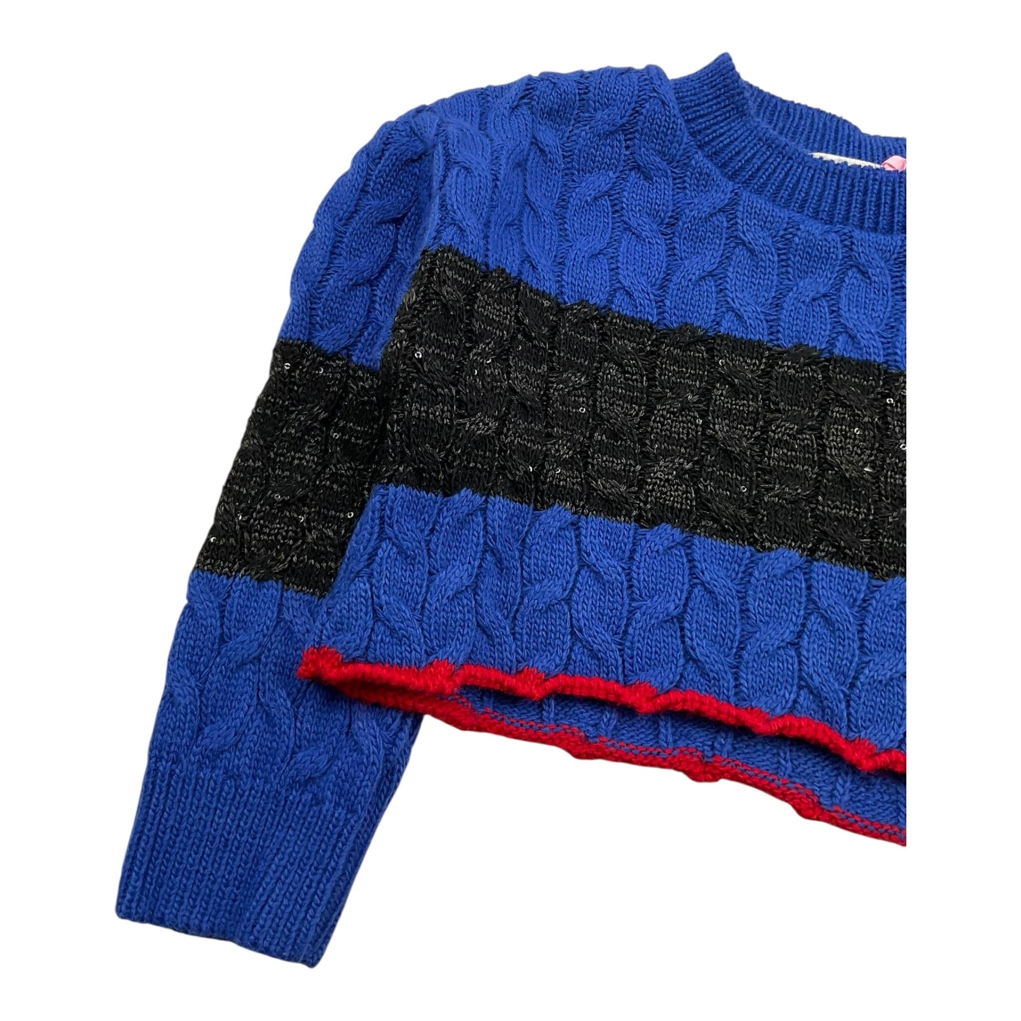 VICOLO maglia girocollo tinta unita Blu per Neonato 3141WY00095NX BLU VICOLO 