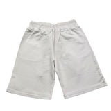 Zu+Elements Bermuda In Fleece Solid Color White For Boys