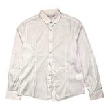Daniele Alessandrini Long Sleeve Shirt Solid Color White For Boys