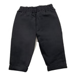 DANIELE ALESSANDRINI pantalone tinta unita con elastico in vita Nero per Bambino 1291P00049 NERO DANIELE ALESSANDRINI 