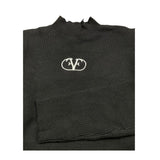 FUN & FUN maglia mezzo collo tinta unita con logo Nero per Neonata FNBSW15506N NERO FUN & FUN 