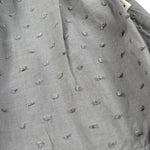 Petit Indi Abito Tinta Unita A Bretelle per Neonata SS25BK651 GRIGIO PETIT INDI 