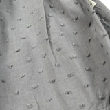 Petit Indi Abito Tinta Unita A Bretelle per Neonata SS25BK651 GRIGIO PETIT INDI 