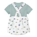 Mayoral Completo 2 Pezzi T-Shirt-Pagliaccetto per Neonato 1608 BIANCO MAYORAL 