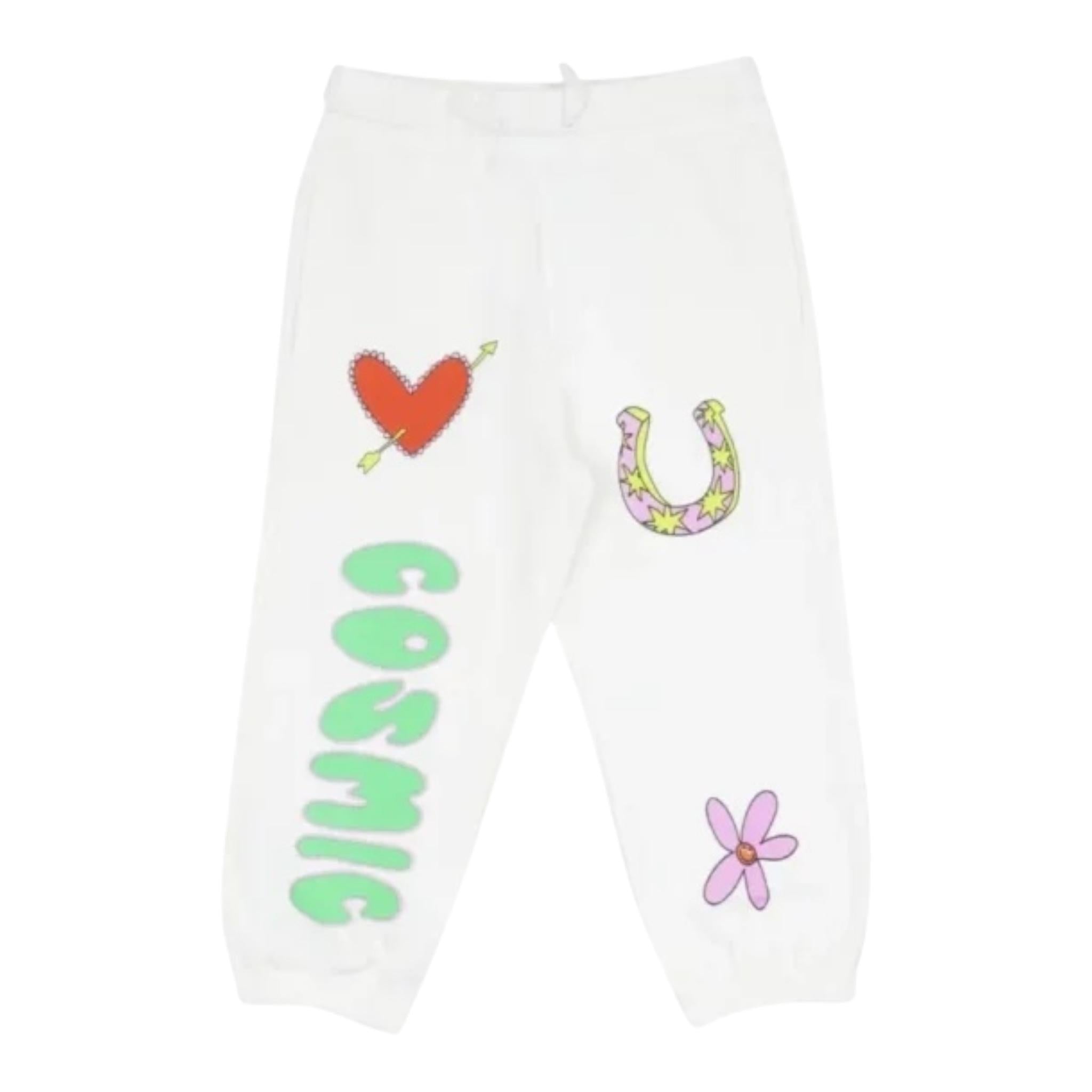 STELLA McCARTNEY pantalone modello tuta tinta unita con stampa Bianco per Bambina TV6B70 BIANCO STELLA McCARTNEY 