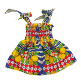Mijolica Top Solid Color With Multicolor Pattern Multicolor For Girls