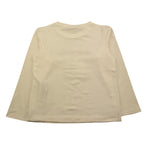 DIXIE shirt girocollo tinta unita con stampa logo Panna per Bambina KF40699XX PANNA DIXIE 