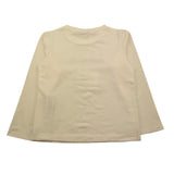 DIXIE shirt girocollo tinta unita con stampa logo Panna per Bambina KF40699XX PANNA DIXIE 