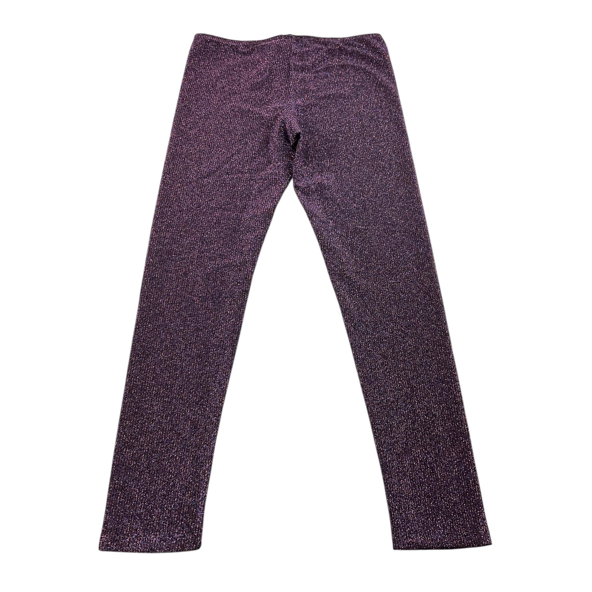 SIMONA A leggins tnta unita lurex Viola per Bambina LEG0328 VIOLA SIMONA A 