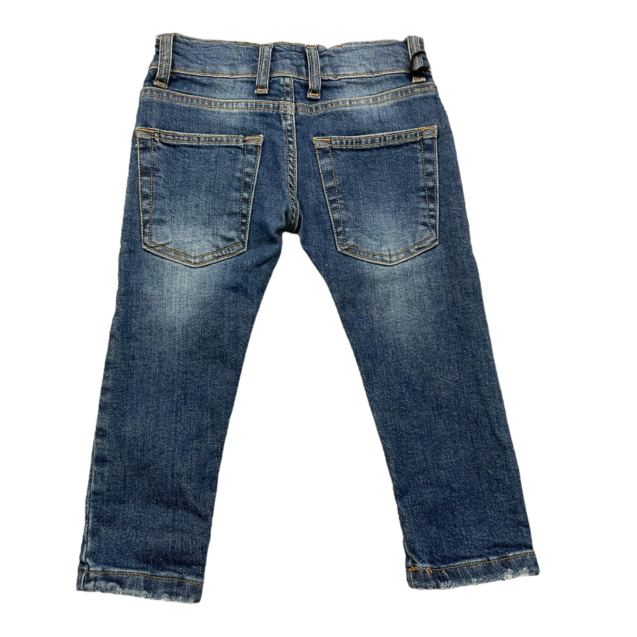 ALEXANDER KIM 47 jeans tinta unia con girovita regolabile Blu per Bambino J-TWIST BLU ALEXANDER KIM 47 