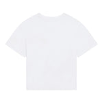 MARC JACOBS t-shirt girocollo tinta unita con stampa Bianco per Bambino W60282 BIANCO MARC JACOBS 