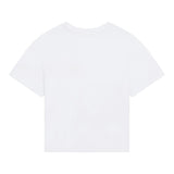 MARC JACOBS t-shirt girocollo tinta unita con stampa Bianco per Bambino W60282 BIANCO MARC JACOBS 