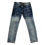 Cianotic Jeans Tinta Unita con Girovita Regolabile per Bambino 201755 BLU CIANOTIC 