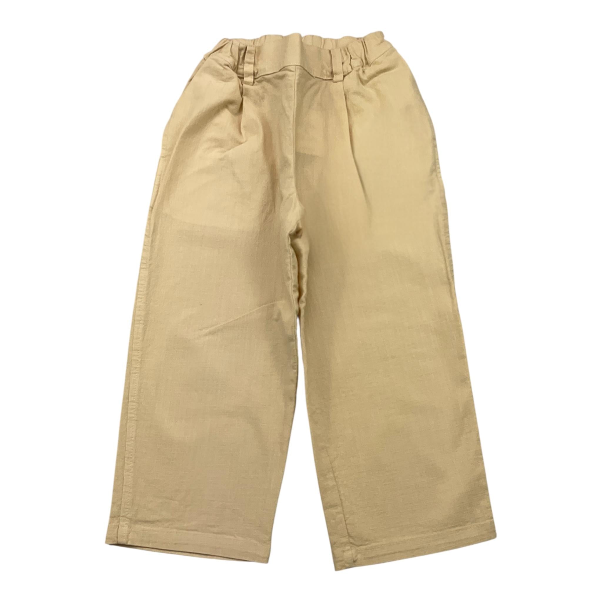 Babe & Tess Pantalone Tinta Unita con Elastico In Vita per Bambino 04518040 AVORIO BABE & TESS 