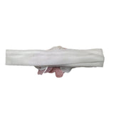 Lalalu' Solid Color Headband with White Appliques for Newborns