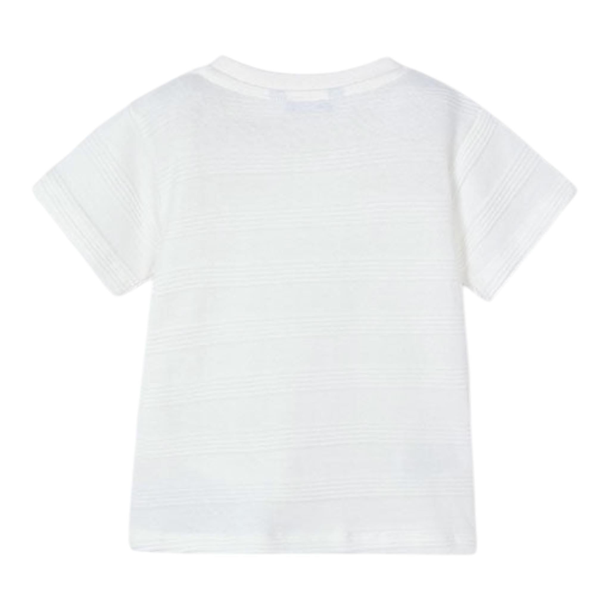 Mayoral T-Shirt In Maglia Girocollo Tinta Unita per Neonato 3028N BIANCO MAYORAL 
