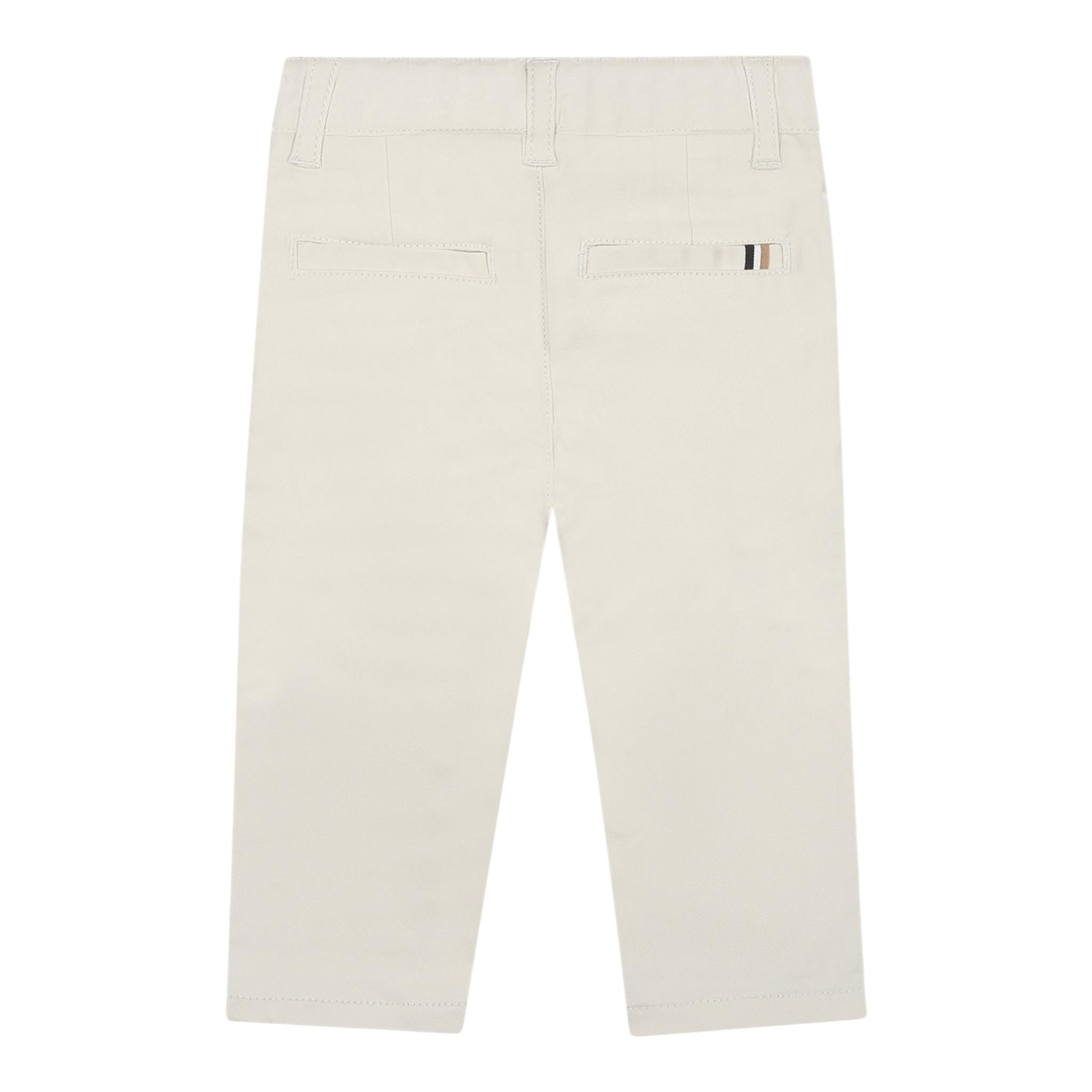 Boss Pantalone Tinta Unita con Girovita Regolabile per Neonato J52077X BEIGE BOSS 