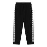 DOLCE & GABBANA pantalone tuta tinta unita con profili logati Nero per Bambino L4JPIH NERO DOLCE & GABBANA 