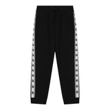 DOLCE & GABBANA pantalone tuta tinta unita con profili logati Nero per Bambino L4JPIH NERO DOLCE & GABBANA 