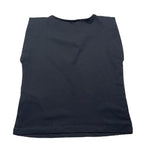 Liu Jo T-Shirt Girocollo Tinta Unita con Logo per Bambina GA4224 NERO LIU JO 