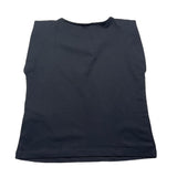 Liu Jo T-Shirt Girocollo Tinta Unita con Logo per Bambina GA4224 NERO LIU JO 