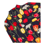 DOLCE & GABBANA shirt tinta unita mezzo collo con stampa Blu per Bambina L5JTLE BLU DOLCE & GABBANA 