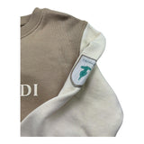 Trussardi Felpa Chiusa Girocollo Tinta Unita per Bambino TBP26158FE BEIGE TRUSSARDI 
