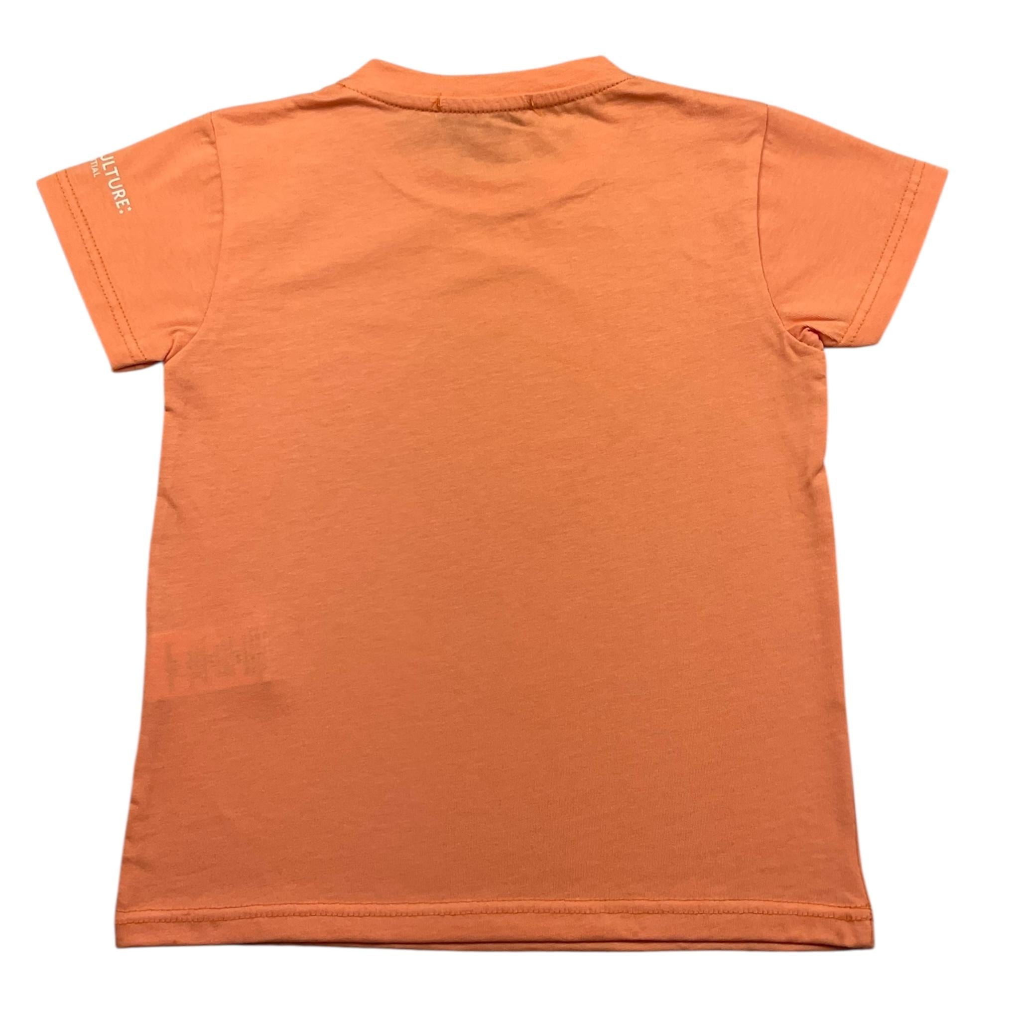 Superculture T-Shirt Girocollo Tinta Unita con Logo per Bambina EVAJ PESCA SUPERCULTURE 