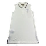 Trussardi Abito Giromanica Tinta Unita per Bambina TGP26063VE BIANCO TRUSSARDI 
