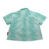 camicia tinta unita con stampa JGP6074CE VERDE ACQUA TRUSSARDI 